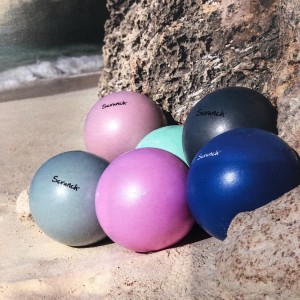 Scrunch Ball From Recyclable Silicone Dusty Rose