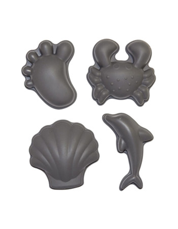 Καλούπια από ανακυκλώσιμη σιλικόνη Anthracite Grey (4 Τεμάχια)
