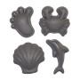 Anthracite Grey Recyclable Silicone Molds (4 Pieces)