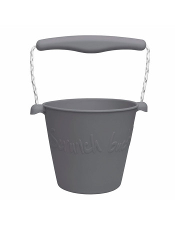 Anthracite Grey recyclable silicone bucket