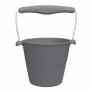 Anthracite Grey recyclable silicone bucket