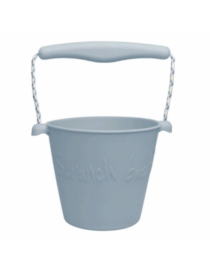 Light blue recyclable silicone bucket