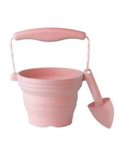 Σετ Πτυσσόμενο κουβαδάκι με φτυαράκι Dusty Rose
