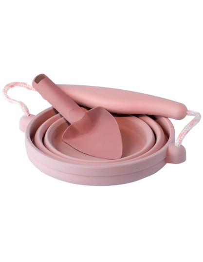 Σετ Πτυσσόμενο κουβαδάκι με φτυαράκι Dusty Rose
