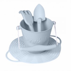 Scrunch Τσάντα μεταφοράς για κουβαδάκια από ανακυκλώσιμη σιλικόνη - Duck Egg Blue