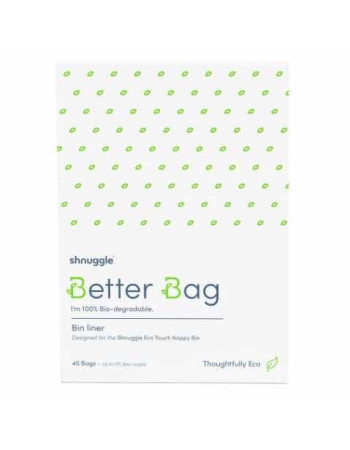 Shnuggle Diaper Bin Refill Bags Green 45pcs