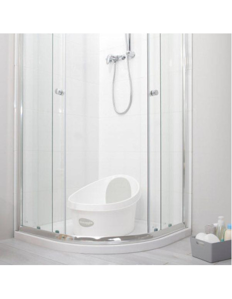 Shnuggle Toddler Bath Λευκό Γκρί με τάπα