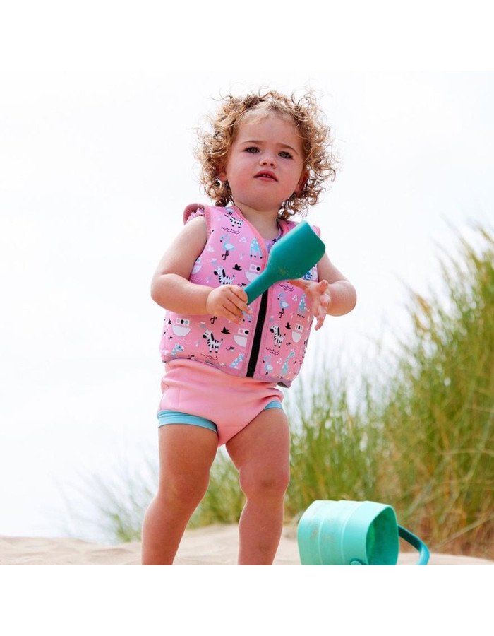 Splash About Kids Life Jacket Pink Ark Neoprene for 2-4 years Pink