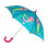 Stephen Joseph Kids Curved Handle Umbrella with Diameter 69cm Blue