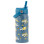 Stephen Joseph Kids Water Bottle Thermos Stainless Steel with Straw Blue 420ml