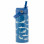 Stephen Joseph Kids Water Bottle Thermos Stainless Steel with Straw Blue 420ml