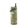 Stephen Joseph Kids Water Bottle Thermos Stainless Steel Non Spill 420ml