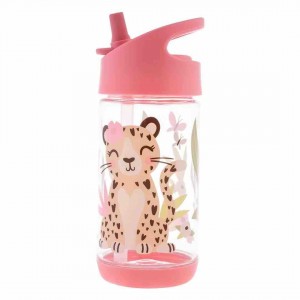 Stephen Joseph Flip Top Bottle Παγούρι Λεοπάρδαλη