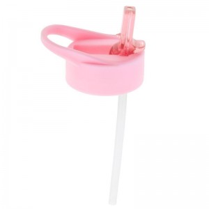 Flip Top Stainless Steel Bottles - pink Dino