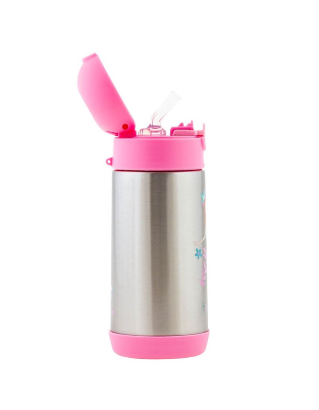 Stephen Joseph Kids Stainless Steel Thermos Water Bottle Pink 325ml