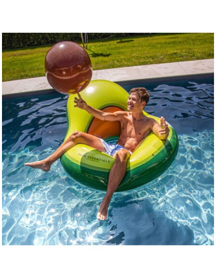 Swim Essentials: Στρώμα θαλάσσης με φουσκωτή μπάλα για παιδιά από 11+ ετών - Avocado