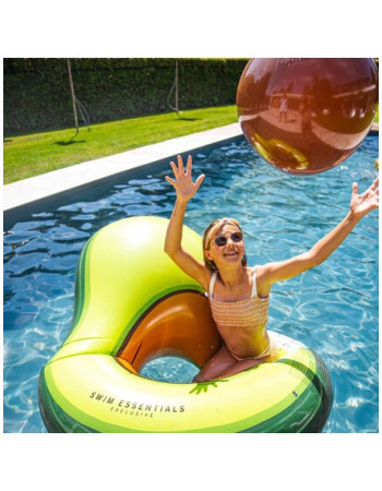   Swim Essentials: Στρώμα θαλάσσης με φουσκωτή μπάλα για παιδιά από 11+ ετών - "Avocado"