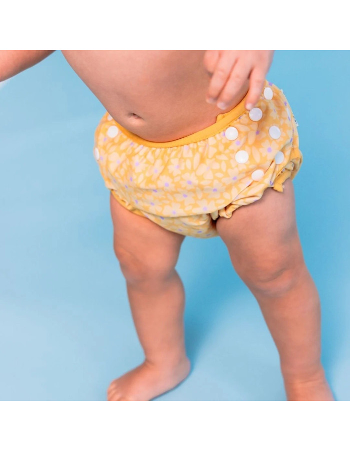 Swim Essentials Πάνα-μαγιό Yellow Flowers για ηλικίες 0-3 ετών
