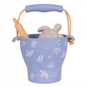 Swim Essentials Silicone Sand Toys Set Bucket Shovel Molds