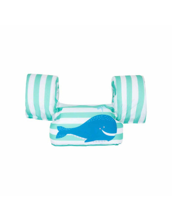 Swim Essentials: Μπρατσάκια με έξτρα θωρακική ενίσχυση για παιδιά ηλικίας 2-6 ετών - "Green Whale"