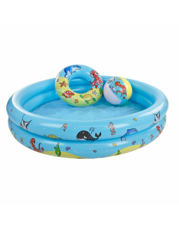 Swim Essentials: Σετ Φουσκωτή πισίνα Ø120εκ. με σωσίβιο και μπάλα