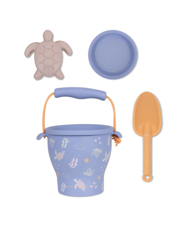   Swim Essentials: Σετ με παιχνίδια άμμου-Κουβαδάκι-Φτυάρι-Καλούπι-Κόσκινο-Turtles