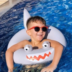 Swim Essentials: Παιδικό σωσίβιο κουλούρα 55εκ. - "Grey Shark''