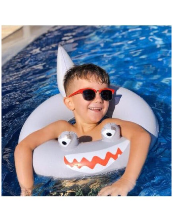 Swim Essentials: Παιδικό σωσίβιο κουλούρα 55εκ. - "Grey Shark''
