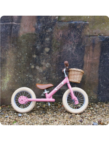 Balance Bike Steel - Vintage Pink