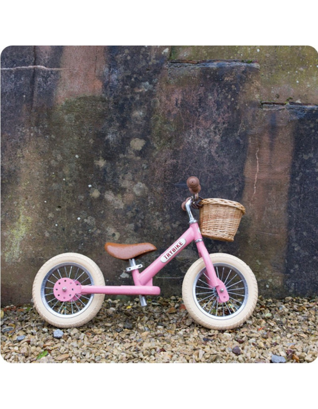 Balance Bike Steel - Vintage Pink