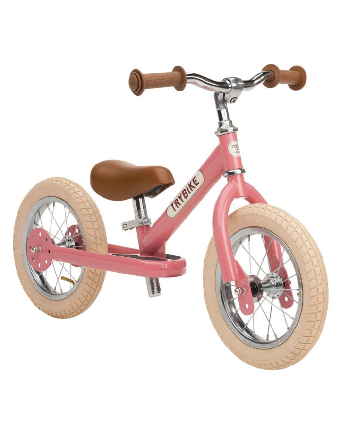 Balance Bike Steel - Vintage Pink