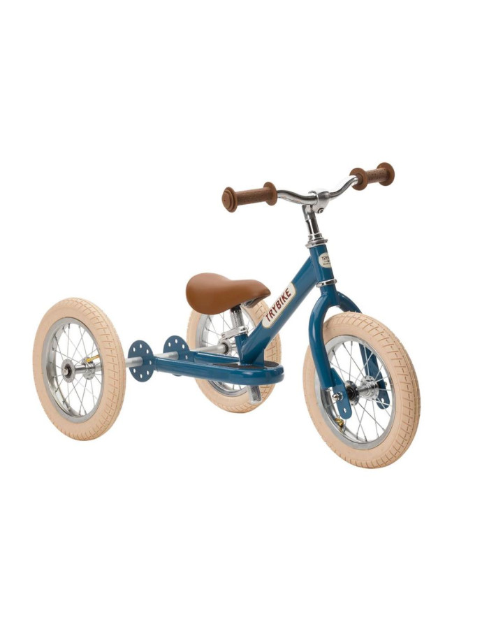 Trybike Tricycle that turns into a balance bike Vintage Green