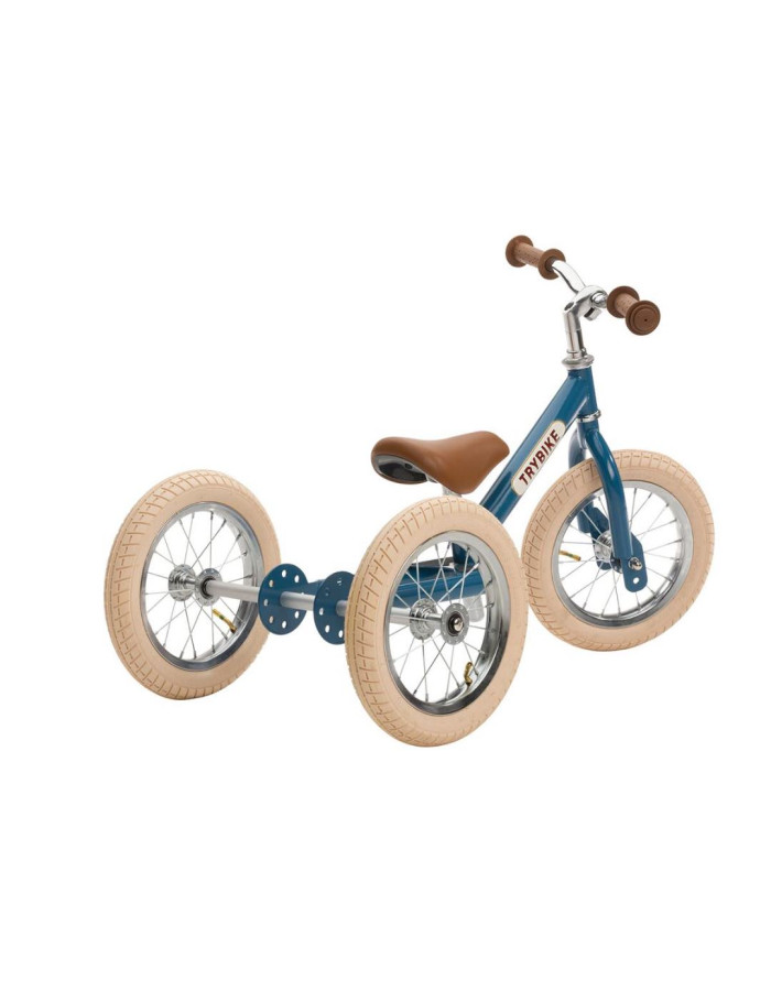 Trybike Tricycle that turns into a balance bike Vintage Green