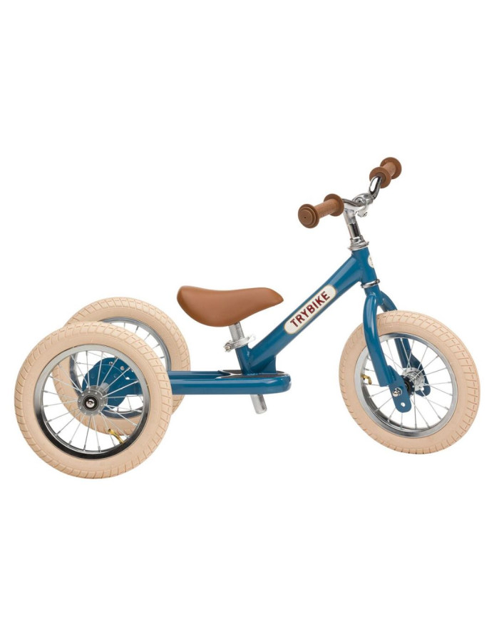 Trybike Tricycle that turns into a balance bike Vintage Green