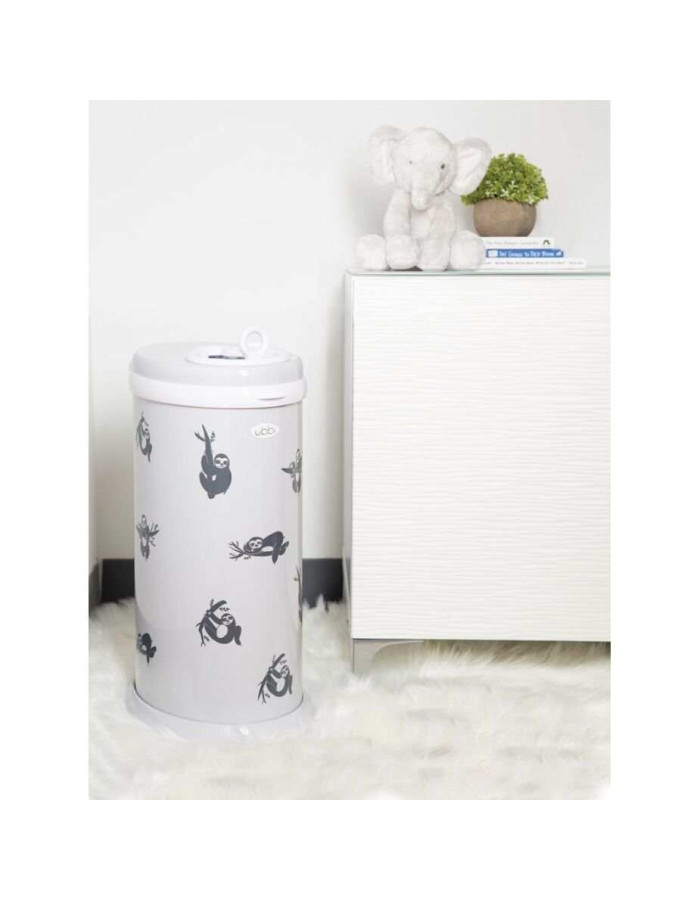 Sloth Diaper Bin WITH  Stickers