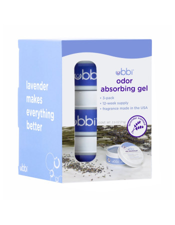 Ubbi: odor absorbing gel 3 items