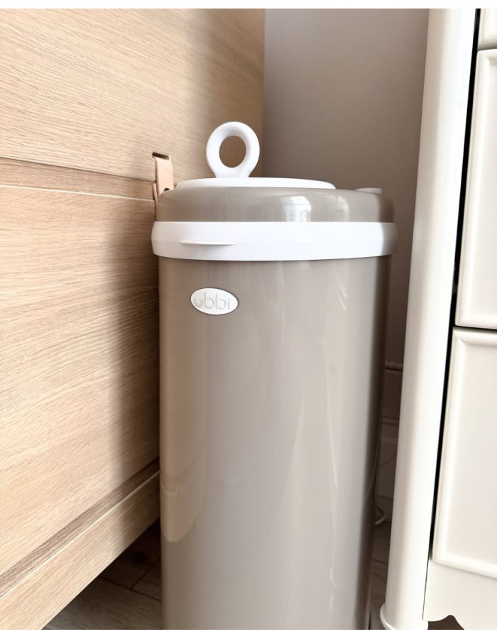 Ubbi Diaper Disposal Bin Beige 1pcs