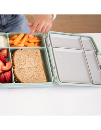 Ubbi Plastic Kids' Food Container Green