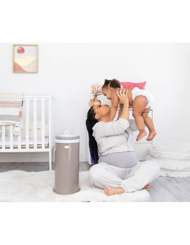 Ubbi Diaper Disposal Bin Beige 1pcs