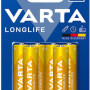 Varta LongLife Αλκαλικές Μπαταρίες AA 1.5V 6 Τεμ 4106