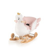 Wooden Swan with Wheels and Rocking