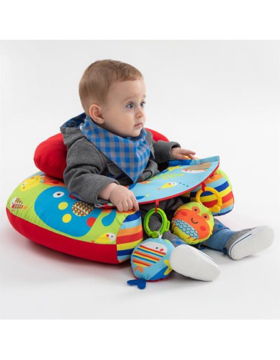Baby seat cushion red