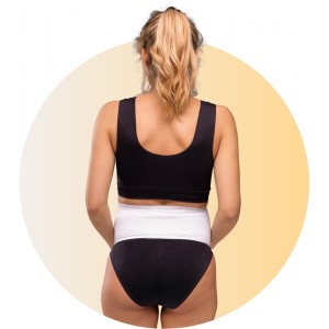 Υποστηρικτική ζώνη εγκυμοσύνης - Λευκό - M