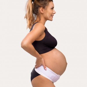 Ρυθμιζόμενη Ζώνη Υποστήριξης με Velcro - Λευκό - S/M