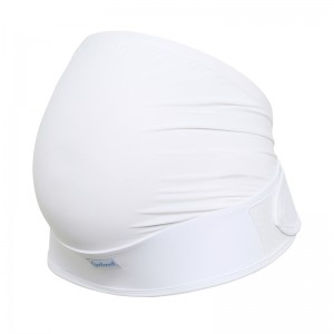 Ρυθμιζόμενη Ζώνη Υποστήριξης Εγκυμοσύνης με Velcro - Λευκό - L/XL