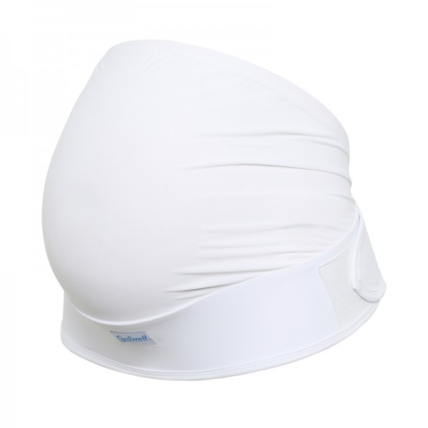 Ρυθμιζόμενη Ζώνη Υποστήριξης Εγκυμοσύνης με Velcro - Λευκό - L/XL