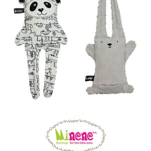 Minene Cuddly Toy Double Side – Grey