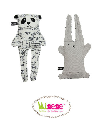 Minene Cuddly Toy Double Side – Grey  |  18313002020OS