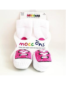 Mocc Ons Sneakers (3 χρώματα) - Φούξια - 18-24m  |  MO18-FUSCHIASNEAKER