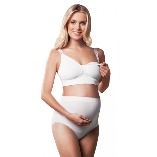 CarriGel™  Σουτιέν Θηλασμού Χωρίς Ραφές - Λευκό - M